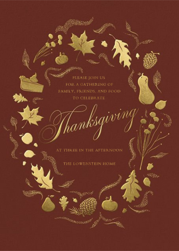 Golden Harvest - Invitation by Paperless Post