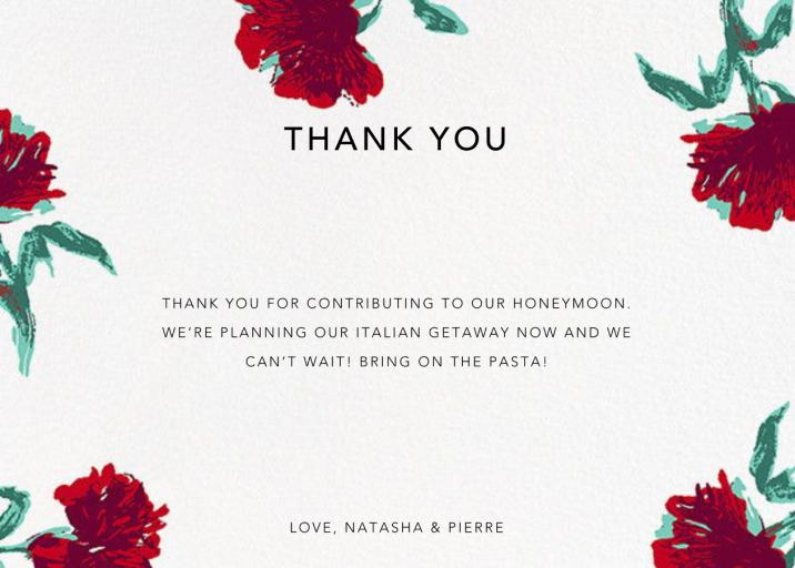 Pop Carnation (Stationery) by Oscar de la Renta