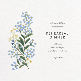 Forget-Me-Not - Rehearsal Dinner Invitation by Rifle Paper Co.