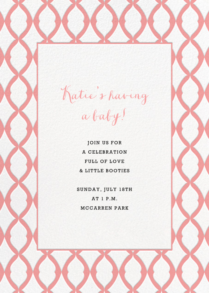 Paperless post best sale baby shower