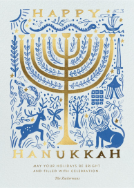 Twelve Tribes - Hanukkah Card by Rifle Paper Co.