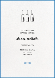 Bubbly for All - Cocktail Party Invitation by Mr. Boddington's Studio