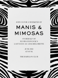 Zebra Stripes by Paperless Post