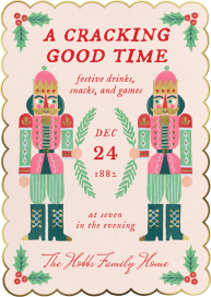 Nutcracker Holiday Invitation