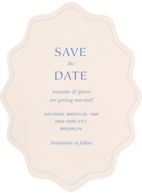 Embossed Cutout - Save the Date by Paperless Post