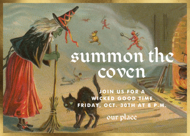 Summon the Coven - Party Invitation by John Derian