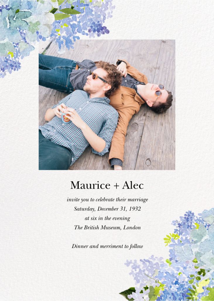 Wild Lilac Invitation