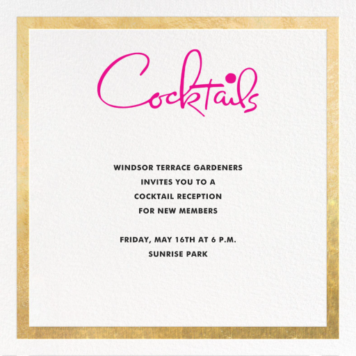 Classic Vintage - Cocktail Party Invitation by kate spade new york