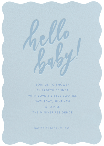 Sweet Hello - Baby Shower Invitation by Sugar Paper
