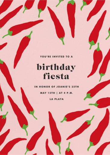 Chili Out - Invitation by kate spade new york