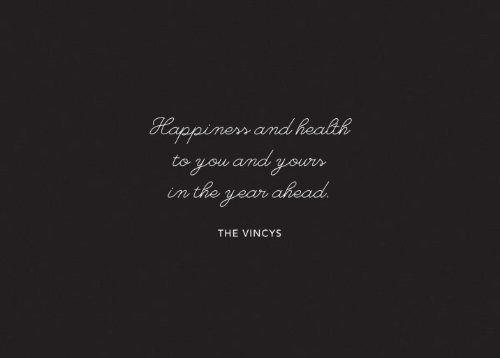 Colorful Year (Danielle Kroll) - New Year's Card by Red Cap Cards - Back