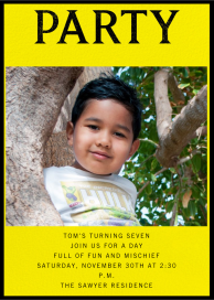 Party Program - Birthday Invitation by Paperless Post