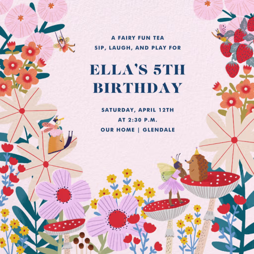 Fairy Good Time - Birthday Invitation by Hello!Lucky