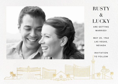 Skyline View (Photo) - Save the Date by Paperless Post