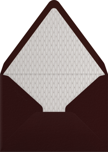 Blue Velvet Ribbon - Paperless Post Envelope