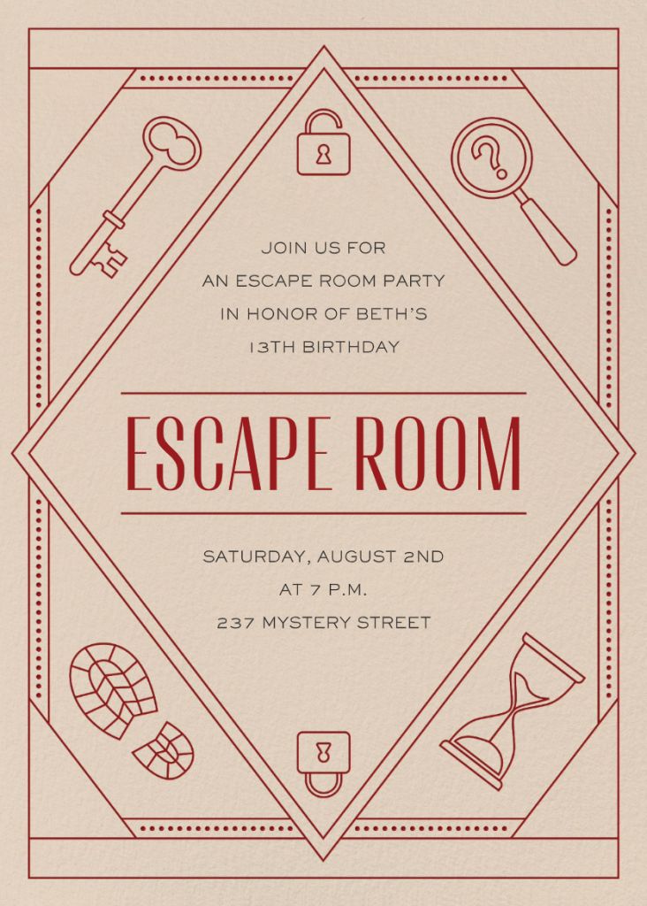 Crack the Code - Birthday Invitation | Send online instantly | RSVP ...