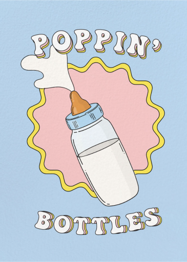 Milk Drunk - Congratulations Card by Party Mountain