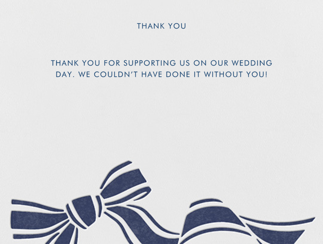 Ellis Hall I (Stationery) - Wedding Thank You Card - kate spade new york