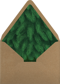Christmas Evergreen - John Derian Envelope