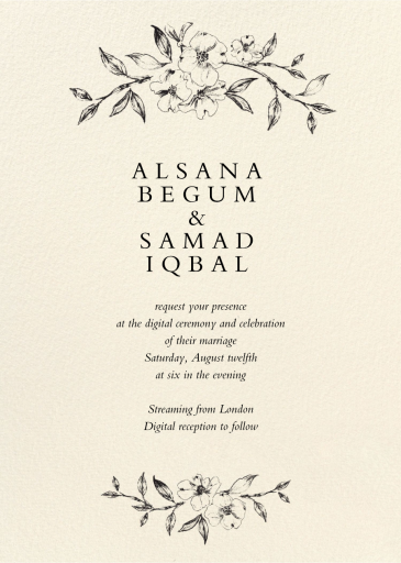 Dogwood Blossom - Invitation by Paper Source