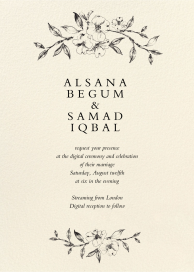 Dogwood Blossom - Wedding Invitation by Paper Source