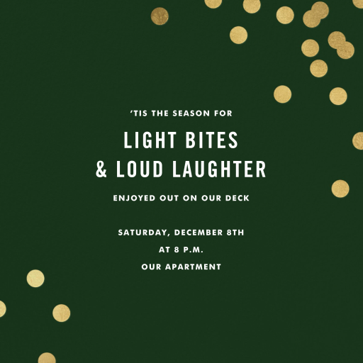 Confetti (Square) - Holiday Party Invitation by kate spade new york