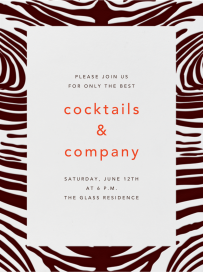 Zebra Stripes - Invitation by Paperless Post