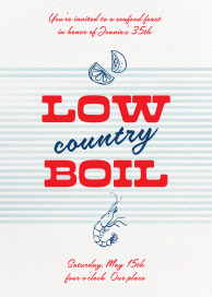 Low Country Boil - Birthday Invitation by Paperless Post