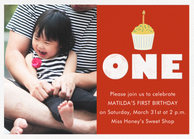 Cupcake First Birthday by Paper Source