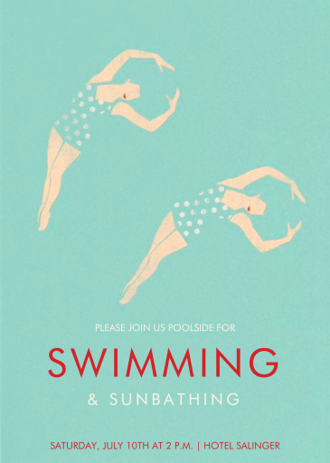 Bathing Beauties - Summer Party Invitation by Paperless Post