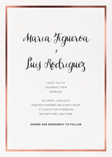 Idylle (Invitation) - Wedding Invitation by Paperless Post