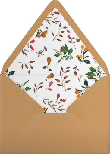 Harvest Market (Photo Save the Date) - Happy Menocal Envelope