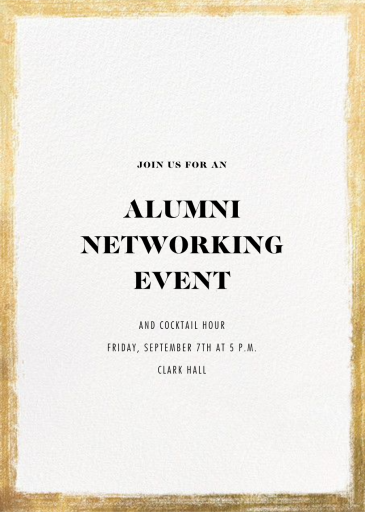 Bristle - Alumni Event Invitation by Paperless Post