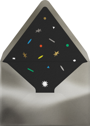 Confetti Celebration - The Indigo Bunting Envelope