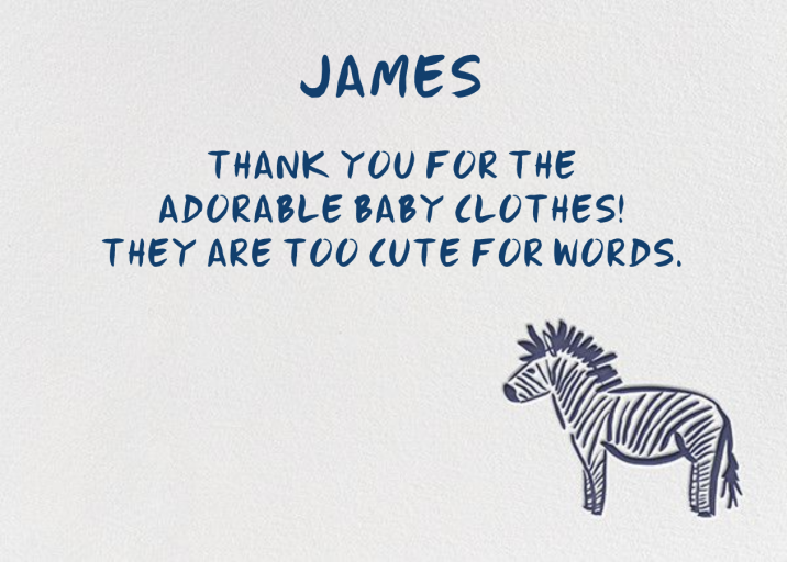 Little Striper - Stationery by Linda and Harriett