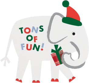 White Elephant Cutout by Cheree Berry Paper & Design