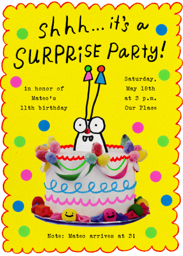 Party Doodle - Birthday Invitation by Gentle Thrills