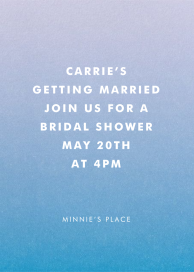 Gradient Full - Bridal Shower Invitation by Paperless Post