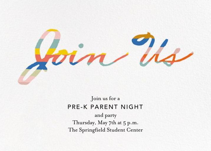 Scratchboard Welcome - School Event Invitation by Ashley G