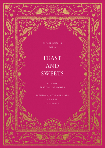 Kalamkari - Invitation by Paperless Post