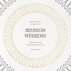 Spirals - Class Reunion Invitation by Paperless Post