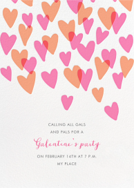 Hearts a Flutter - Galentine's Day Invitation by Hello!Lucky