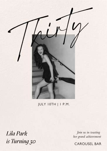 Signature Celebration - Birthday Invitation by Paperless Post