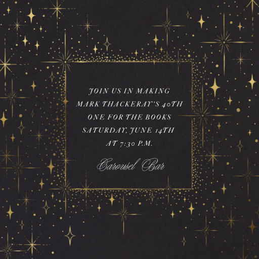 Twinkling Stars - Birthday Invitation by Paperless Post