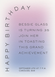 Warm Haze - Birthday Invitation by Paperless Post