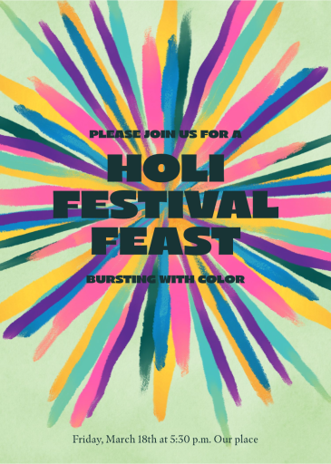 Pichkari - Invitation by Paperless Post