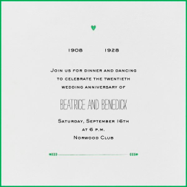 The Raleigh - Celebration Invitation by Mr. Boddington's Studio