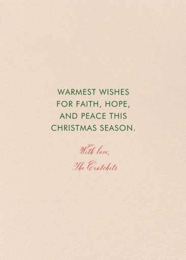 Yuletide Frame - Christmas Card by Rifle Paper Co. - Back