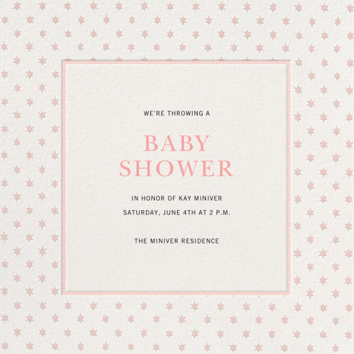 Berakhot - Baby Shower Invitation by Schumacher