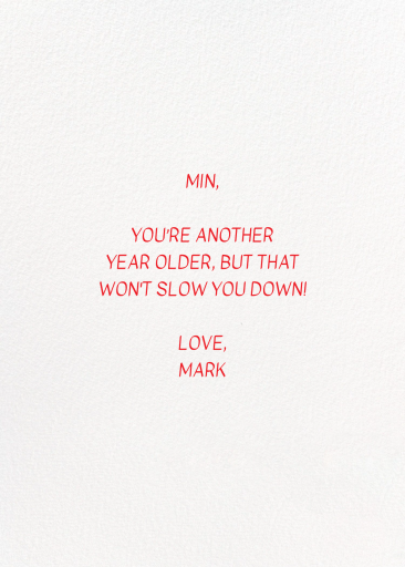 Equestrian Florals - Birthday Card by Hartland Cards - Back